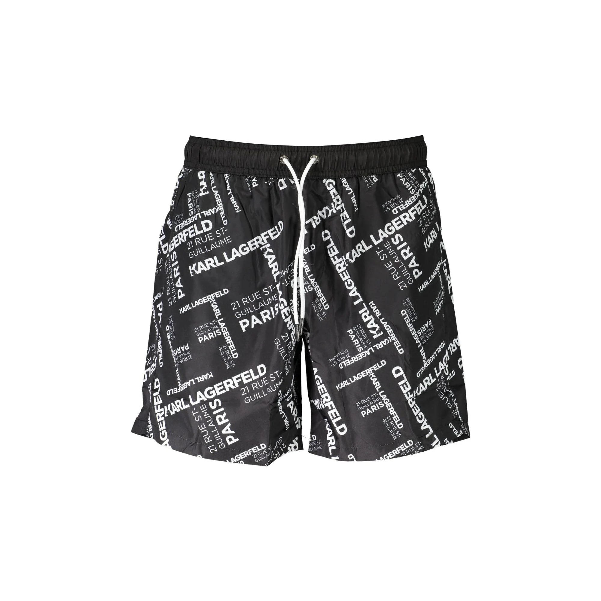 Karl Lagerfeld Beachwear Costume da Mare Uomo Nero Logo - foto prodotto